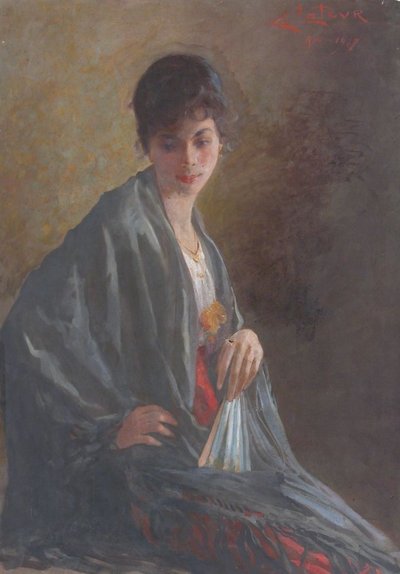 Spanische Frau von Eugenio Latour